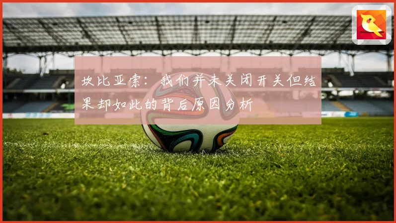 坎比亚索：我们并未关闭开关但结果却如此的背后原因分析